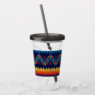 Abstraktes Design Acryltrinkbecher