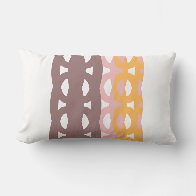 abstraktes Design Akzent Kissen (Vorderseite)