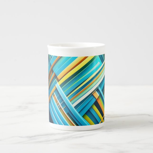 Abstraktes Design auf Tasse (Vorderseite)