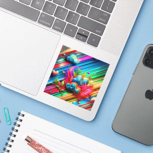 Abstraktes Design Aufkleber