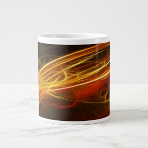 Abstraktes Design-Banner Jumbo-Tasse