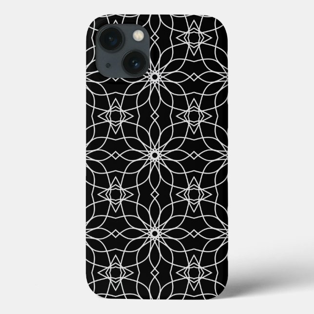 Abstraktes Design der islamischen Kunstgeometrie Case-Mate iPhone Hülle (Rückseite)