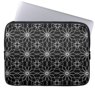 Abstraktes Design der islamischen Kunstgeometrie Laptopschutzhülle