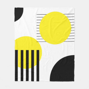 Abstraktes Design Fleecedecke