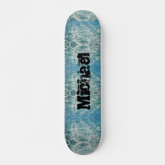 Abstraktes Design für die Anpassung des Wassers Skateboard