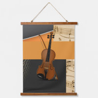 Abstraktes Design für Violinmusik