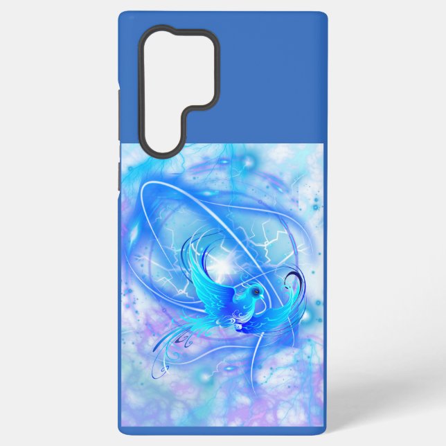abstraktes Design für Vögel Samsung Galaxy Hülle (Rückseite)
