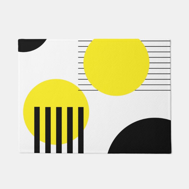 Abstraktes Design Fußmatte (Vorderseite)