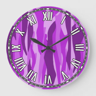 Abstraktes Design Große Wanduhr