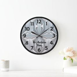 Abstraktes Design Große Wanduhr
