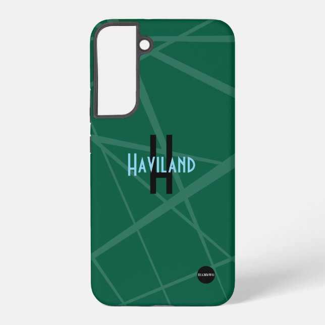 Abstraktes Design Handy Fall HAMbWG Samsung Galaxy Hülle (Rückseite)