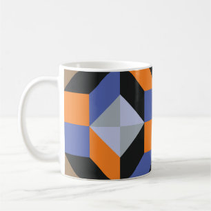 Abstraktes Design-Hintergrundbild Kaffeetasse