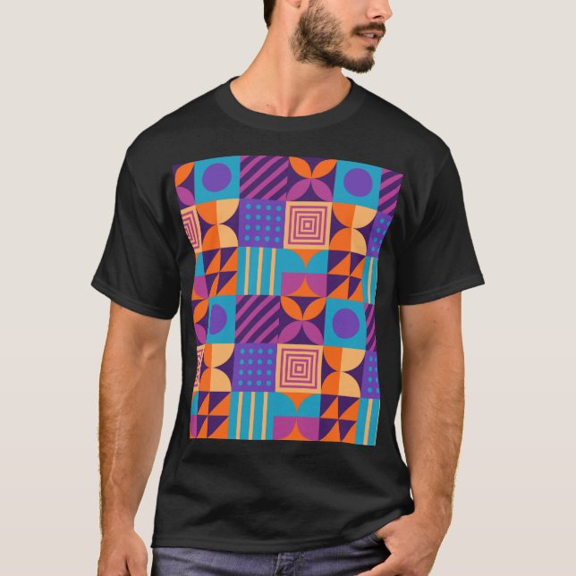Abstraktes Design, Hintergrundbild, Poster. T-Shirt (Vorderseite)