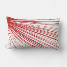 Abstraktes Design in Rot und Weiß