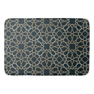 Abstraktes Design islamischer geometrischer Muster Badematte