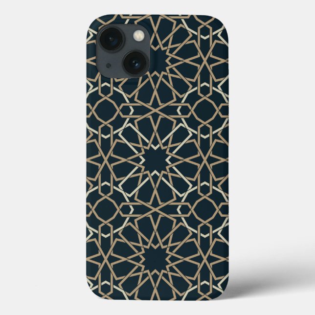 Abstraktes Design islamischer geometrischer Muster Case-Mate iPhone Hülle (Rückseite)