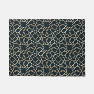 Abstraktes Design islamischer geometrischer Muster Fußmatte