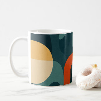 Abstraktes Design Kaffeetasse