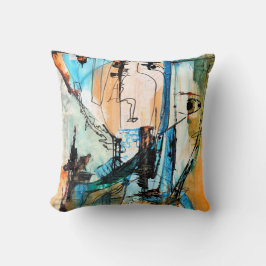 Abstraktes Design Kissen