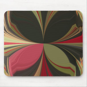 Abstraktes Design mit fließenden Linien Kunstprint Mousepad