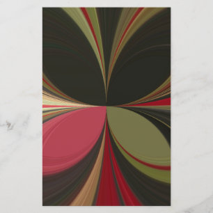 Abstraktes Design mit folgenden Linien Art Print Briefpapier