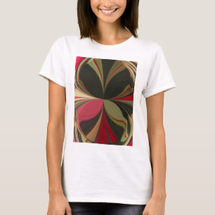 Abstraktes Design mit folgenden Linien Art Print T-Shirt