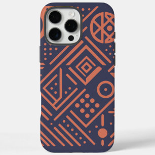 Abstraktes Design mit geometrischen Formen iPhone 16 Pro Max Hülle