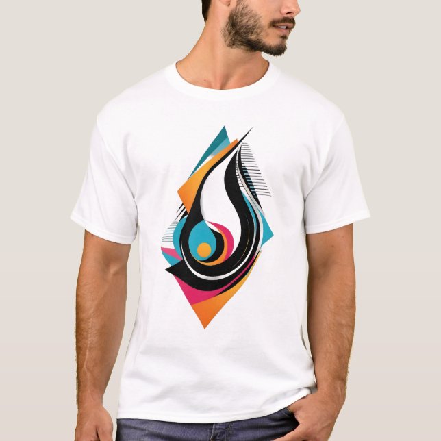 Abstraktes Design - modern und stilvoll T-Shirt (Vorderseite)
