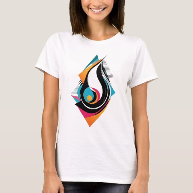 Abstraktes Design - modern und stilvoll T-Shirt (Vorderseite)