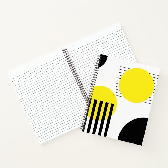 Abstraktes Design Notizbuch (Innenseite)