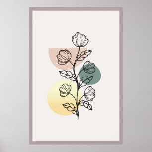 Abstraktes Design Poster