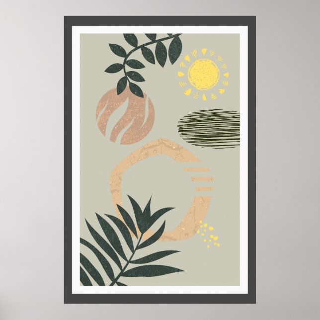 Abstraktes Design Poster (Vorne)