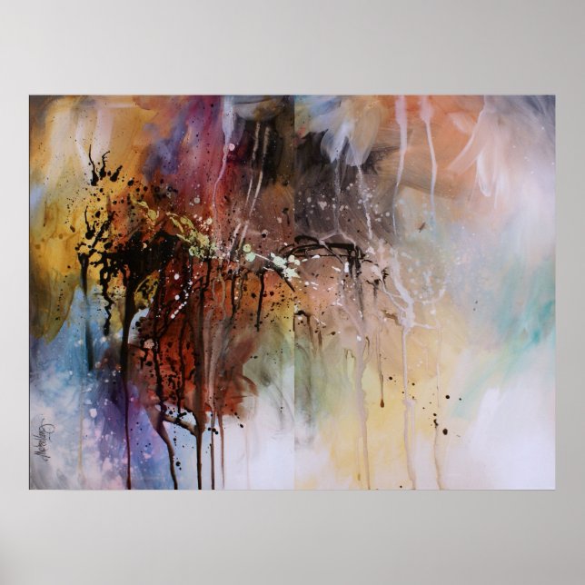 Abstraktes Design Poster (Vorne)