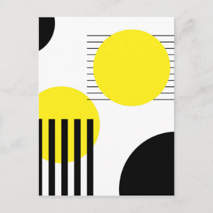Abstraktes Design Postkarte