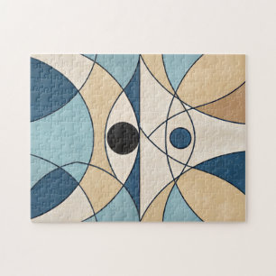 Abstraktes Design Puzzle