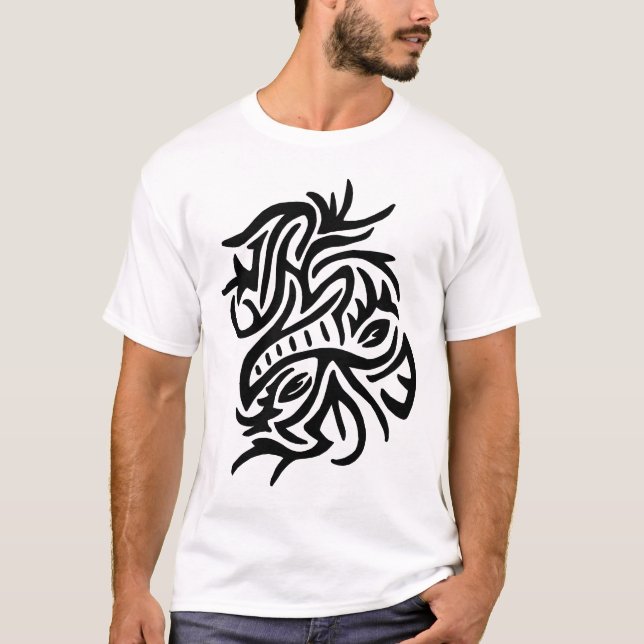 Abstraktes Design T-Shirt (Vorderseite)