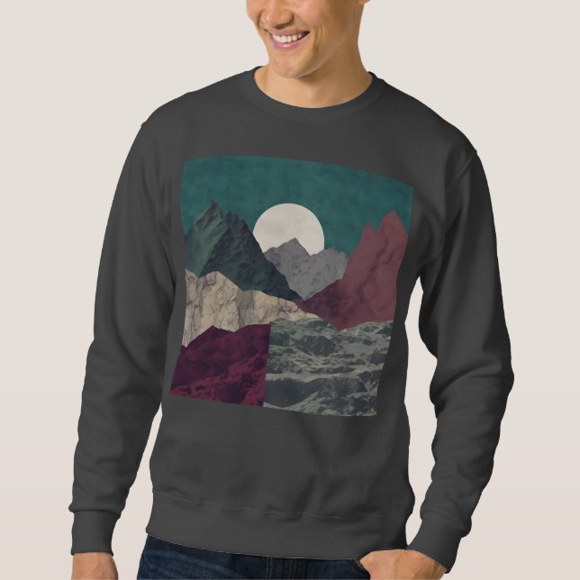 Abstraktes Design, Thema Natur Sweatshirt (Vorderseite)