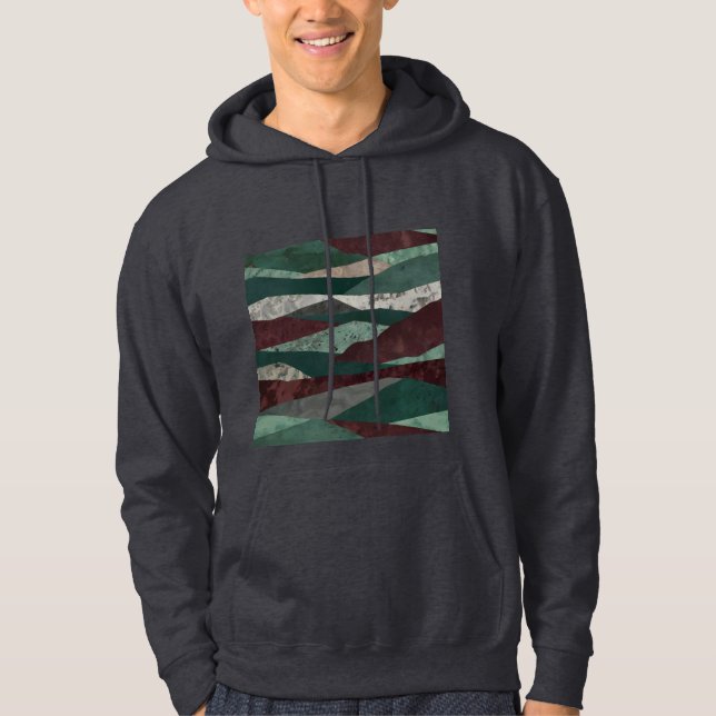 Abstraktes Design Themenabteilung Natur Hoodie (Vorderseite)