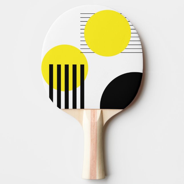 Abstraktes Design Tischtennis Schläger (Vorderseite)