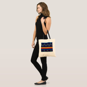 Abstraktes Design Tragetasche