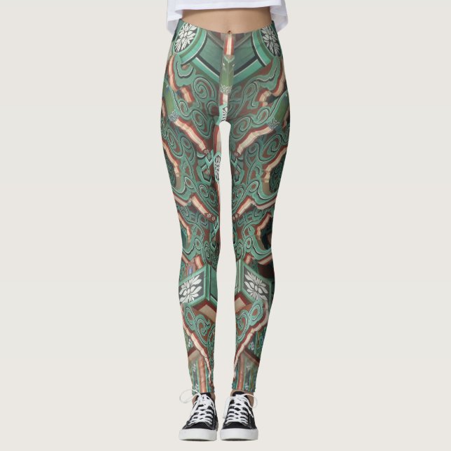 Abstraktes Design von der klassischen koreanischen Leggings (Vorderseite)