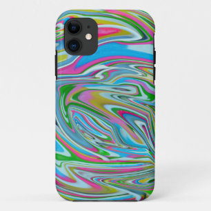 Abstraktes Design von Regenbläschen Case-Mate iPhone Hülle