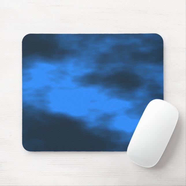 Abstraktes Digital Blau Mousepad (Mit Mouse)