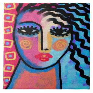 Abstraktes digitales Bild am Tag Fliese