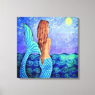 Abstraktes digitales Bild der Sonne Leinwanddruck