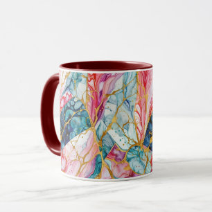 Abstraktes digitales Muster 1198 - Tasse