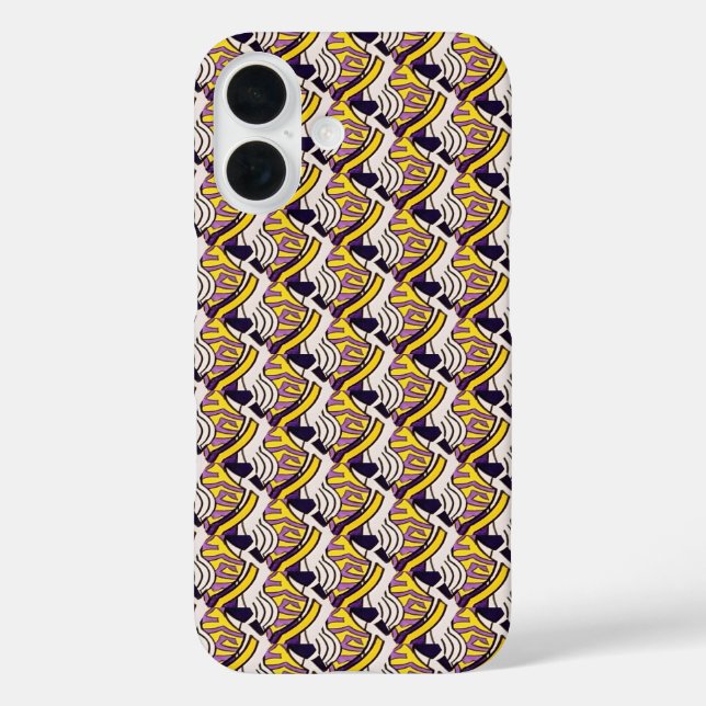 Abstraktes digitales Musterdesign 1209 - iPhone Ca Case-Mate iPhone Hülle (Rückseite)