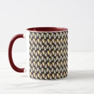 Abstraktes digitales Musterdesign 1215 - Kaffee-Ta Tasse
