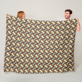 Abstraktes digitales Musterdesign 1220 - Blanket Fleecedecke