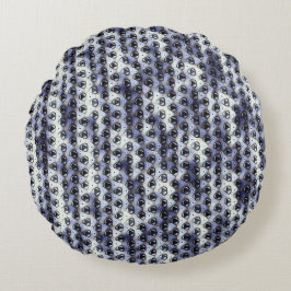 Abstraktes Digitalmuster 1191 - Rundkissen Rundes Kissen